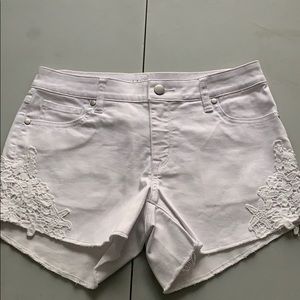 Lauren Conrad White Shorts